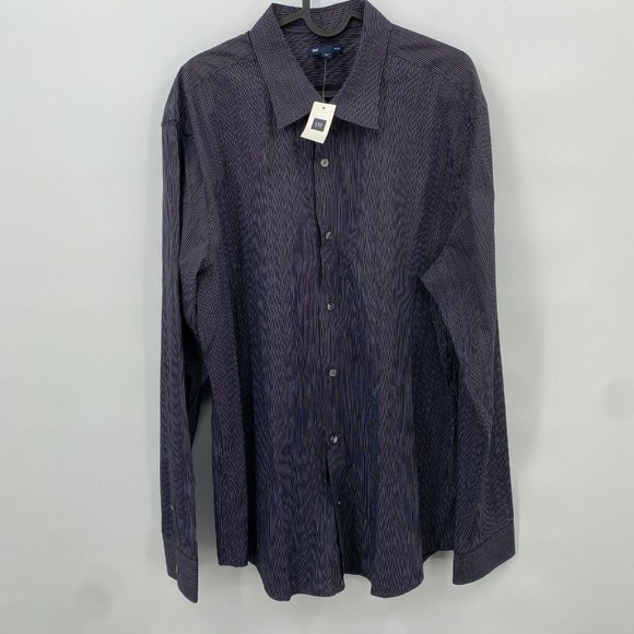 GAP Shirts Gap Mens Long Sleeve Button Down Striped Shirt Poshmark